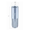 Wensilon(20 pcs) 1/2"-13 Premium Zinc Plated Carbon Steel Drop in