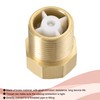MECCANIXITY Brass Check Valve, G3/4 Male Female Thread 30x33mm Outward