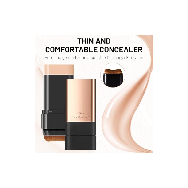 Satasiam Barra Maquillaje Antiarrugas Coreana Flawless Eraser Hidratante Ligera Doble