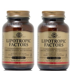 Solgar 2x Solgar Lipotropic Factors 2x50 Tablets (0033984015807 X2)
