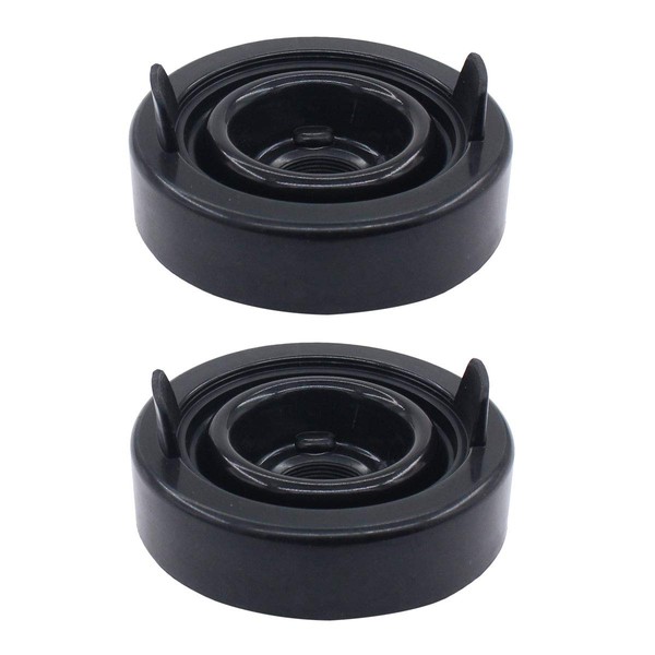 NewYall Pack of 2 80mm Headlight Dust Cover Cap Rubber Seal with 20mm Hole
