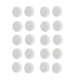 Xinjincang 20Pcs White Rattle Box Noise Maker Insert Squeaker Plastic Ring Box Repair Fix Baby Rattle Accessories Rattles and Plush Rings (15mm)