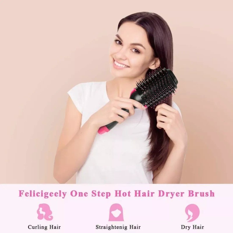 Taej 85 Cepillo De Cabello Aire Caliente Electrico Alaciador Rizador