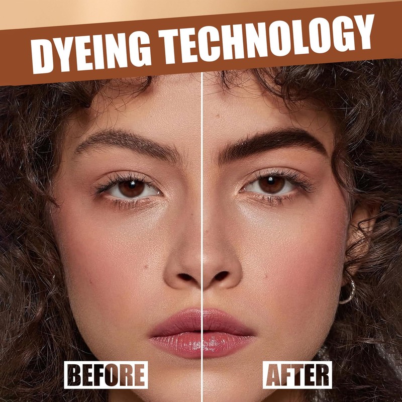 DLZZRS Peel-Off Brow Tint, Tattoo Eyebrow Gel Tint, High Pigmented,