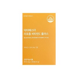 Esther Formula Dr. Esther Liposome Vitamin C Plus 30 tablets 1 unit / H Expiration date until December 30, 2026 / 에스더포뮬러 닥터에스더 리포좀 비타민C 플러스 30정 1개 / H 소비기한26년12월30일까지