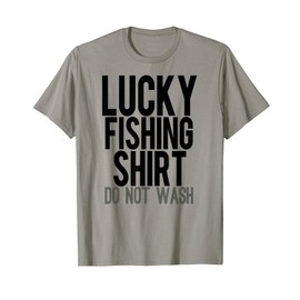 Lucky Fishing Shirt Funny Gifts For Fishermen Lures Line Net
