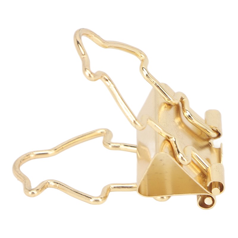 100Pcs Binder Clips Hollow Penguin Shape Sturdy Metal Small Binder