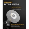 25Pcs Diamond Grinder Bit and Cutting Wheel Set for Dremel,