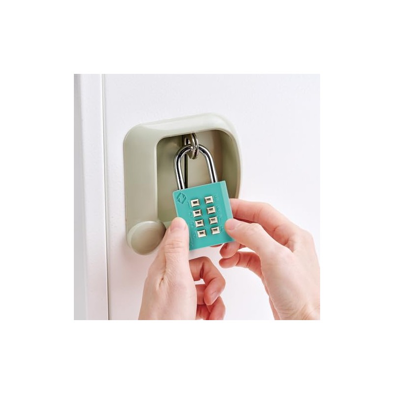 ZARKER XB35-M Zarker 8-Digit Button Padlock, Safe Security Goods, Ideal