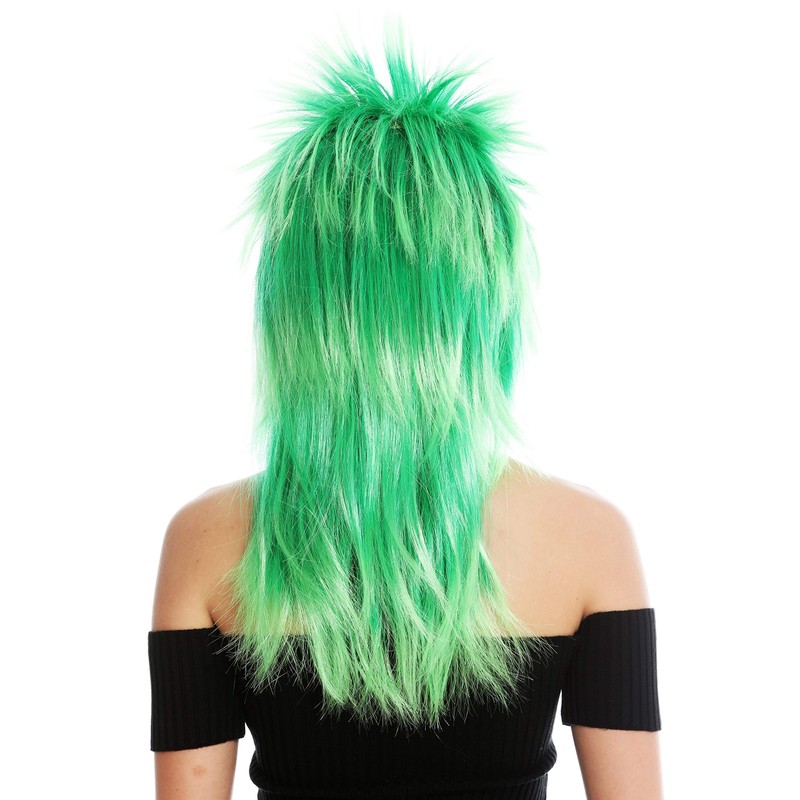 WIG ME UP DH1069 Wig Carnival Punk Vokuhila Rocker Wild