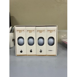 Stroke It Golf, 2 Piece Design, Deep Stroke Distance Golf Balls