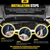 MIKKUPPA Front Hood Struts Lift Supports - Gas Struts Spring