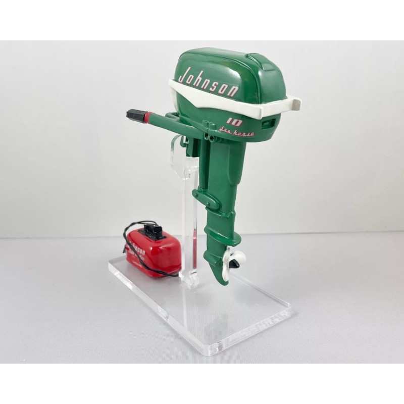 Blackway Boat Models Miniature Outboard Motor, Green 1955 Johnson 10