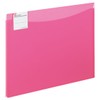 Kokuyo Clear Holder, 2 Pockets, Envelope Wide, A4 Side, Pink,