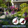 Ouraqto Heart Bird Scare Discs Set 4PCS Bird for Outside