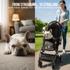 Pet Stroller for Small Medium Dogs Cats Up to 45