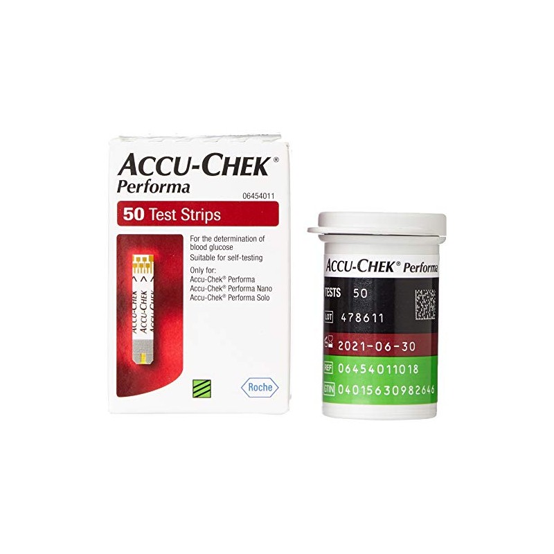 Accu-Check Performa Tablet Strips,50 Count (Pack of 1)