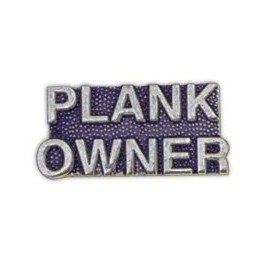 United States Navy Plank Owner Lapel Pin