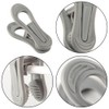 Luoyanye 15 Pcs Soft Grip Plastic Clothes Pegs for Indoor/Outdoor