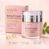 Crema Retinol, 2.5, Vitamina E Y B5, Aceite Jojoba, Arrugas