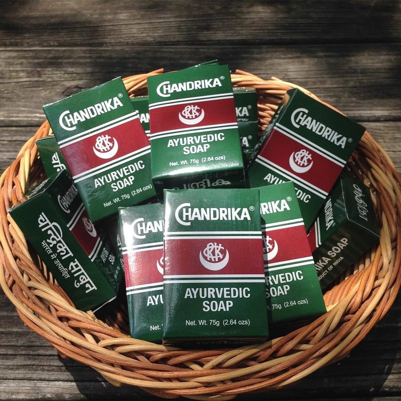 Chandrika Birth and Body Yurvedic Bar Soap, Pack of 10