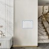 Operitacx A4 Wall-Hanging Document Bag, Transparent Storage Bag for Files,