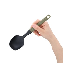 Takagi KANUCHI OUTDOOR x Awada Outdoor Folding Ladle, Easy to Fix, Heat Resistant, 150°C, Polyamide, Nylon, Non-Metal, Camping, Camping, Solo Can, Barbecue, Folding, Compact, Portable, Tableware,