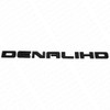 2X Denali HD Side Door Tailgate Letter Nameplate Emblem Badge