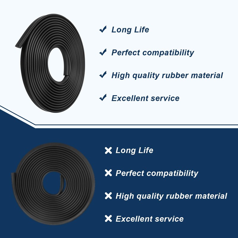 Sxkxm 10512 Vinyl Strip 10'-6" Compatible with Tapco PRO 14,