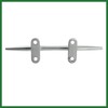 Motoforti 8 Inch Stainless Steel Flagpole Cleat Hook Boat Deck