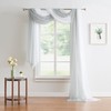 Warm Home Designs Wedding Arch Draping Fabric Bundle - Silver