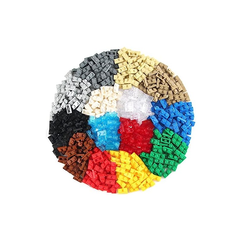 Basic Parts - Juego de 700 bloques de azulejos de