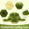 MorisMos 45 cm Plush Cuddly Toy Turtle with 4 Babies