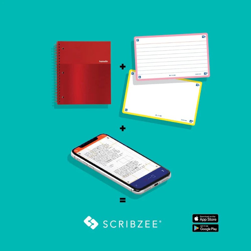 Hamelin, Spiral Notebook, 8.5x11in, College Ruled, Hardcover, 90shts/180 Pages, 3