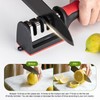 Professional 4-in-1 Knife Sharpener with Tungsten Steel & Ceramic Slots,