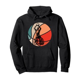 Retro Vintage Wheelchair Basketball Pullover Hoodie