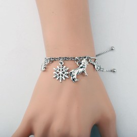 UJIMS Narnia Book Inspired Gifts Narnia Charm Bracelet Narnia King Queen Gifts Bookish Gift Literary Book Lover Gift (Narnia Bracelet)