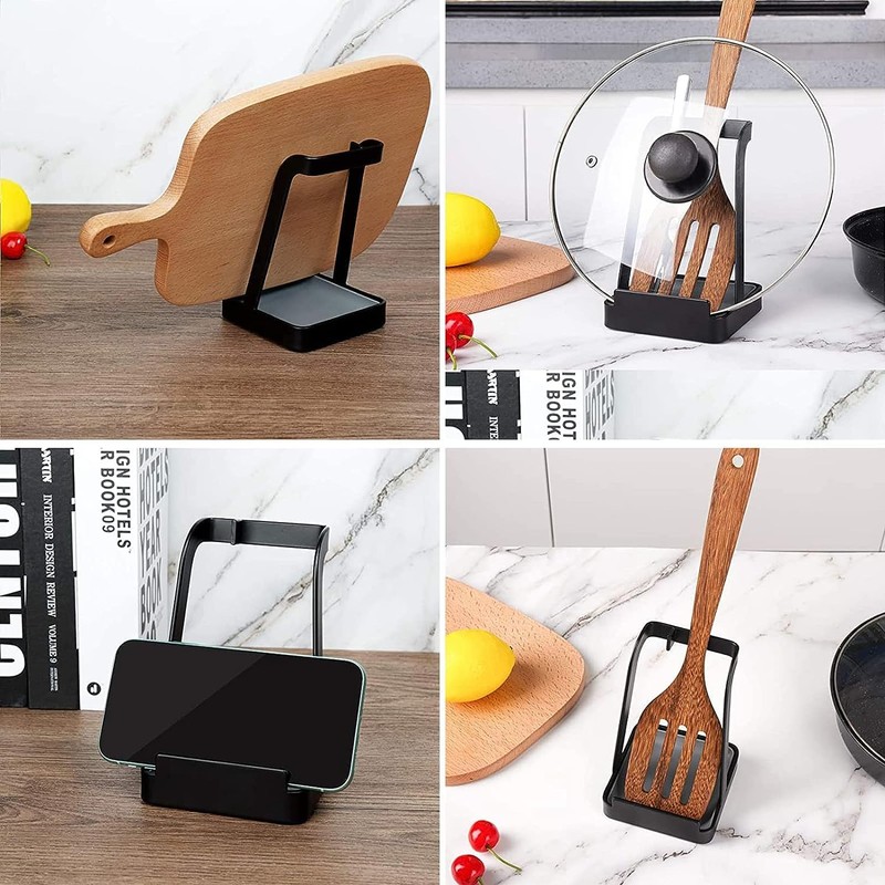 Tower Ladle Holder, Kitchen Utensil Holder, Versatile Pot Lid Ladle
