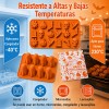 Molde De Silicona Halloween Con Papel Encerado Impreso