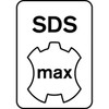 Bosch 2608598019 SDS-max Square Drive Shank, Insertion Angle: 0.7 inches