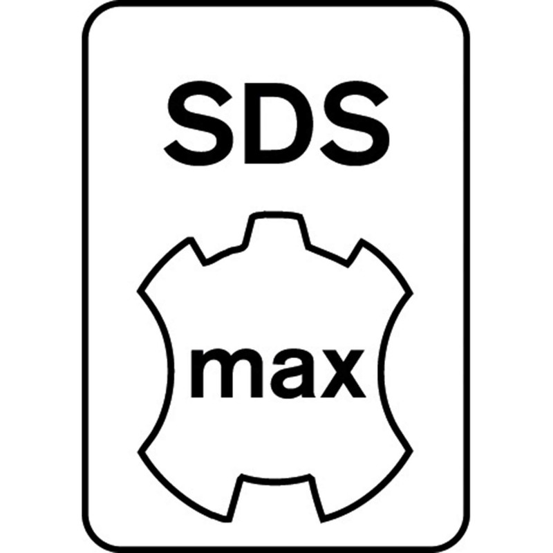 Bosch 2608598019 SDS-max Square Drive Shank, Insertion Angle: 0.7 inches