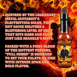 HELLFIRE DAVID SHANKLE'S FULL SHRED HOT SAUCE DAVID SHANKLE SUPER SHRED NEO-CLASSICAL VIRTUOSO GUITARIST EX-MANOWAR, CURRENTLY FEANOR-DSG-DEVIL LAND