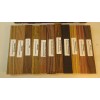22 Different Exotic Wood Pen Blanks ¾”x5” Cocobolo, Zebrawood, Bocote