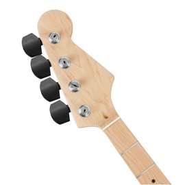 Jiozermi Metal Black Guitar Tuning Peg Buttons, Square Shape Tuning Key Button Heads Tuners Machine Handle for Folk Electric and Acoustic Guitar, Pack of 6