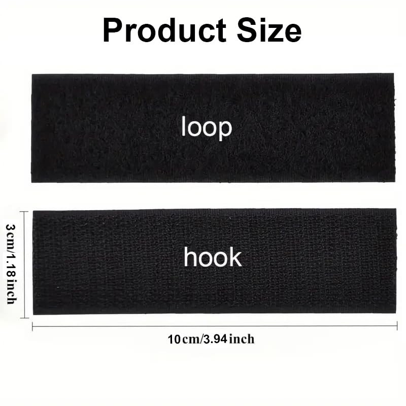 24 Sets Hook and Loop Tape, 1 x 4 Inch