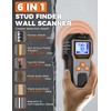6-in-1 Stud Finder Wall Scanner, POROMETISTO DSF01 Wall Stud Finder