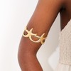 Blue Drop Arm Cuff for Women Starfish Shell Bracelet Gold