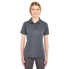 UltraClub Ladies' Cool & Dry Mesh Piqué Polo 2XL CHARCOAL