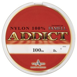 ヤマトヨテグス(YAMATOYO) ナイロンライン ファメル アディクト 100ｍ 1.5号 6lb チタニウムゴールド