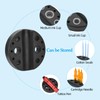 ATOMUS 101pcs Tattoo Ink Cap Kit with 1pc Cup Holder